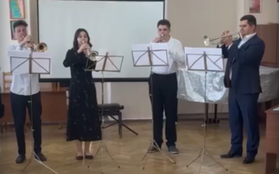 Студенты духового отделения Владикавказского колледжа искусств имени Валерия Гергиева приняли участие в тематическом показе духового отделения ДМШ МК РСО-Алания